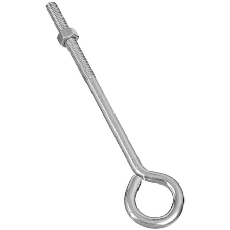 3/8 In. x 8 In. Zinc Eye Bolt with Hex Nut